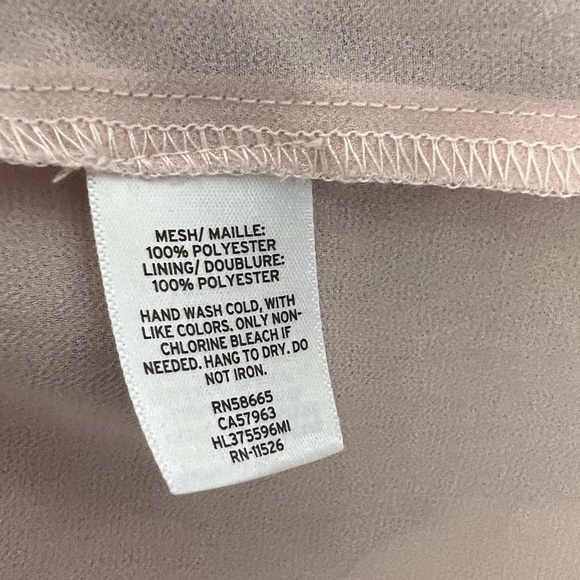 Chelsea 28 Pleated Swiss Dot Mock Neck Sleeveless Top - Picture 7 of 8